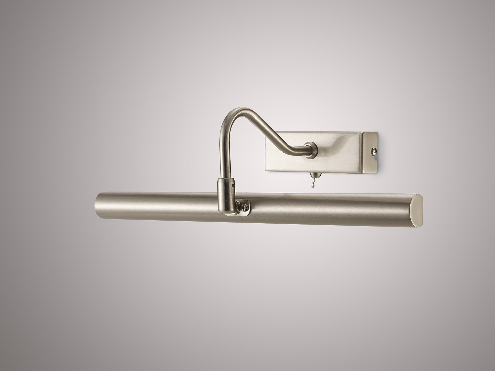 Abacus Dimmable Satin Nickel Wall Lights Deco Picture Lights